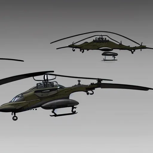 Image similar to futuristic military cargo helicopter concept art