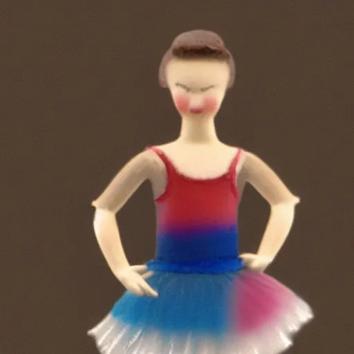 Image similar to josef prusa as a ballerina