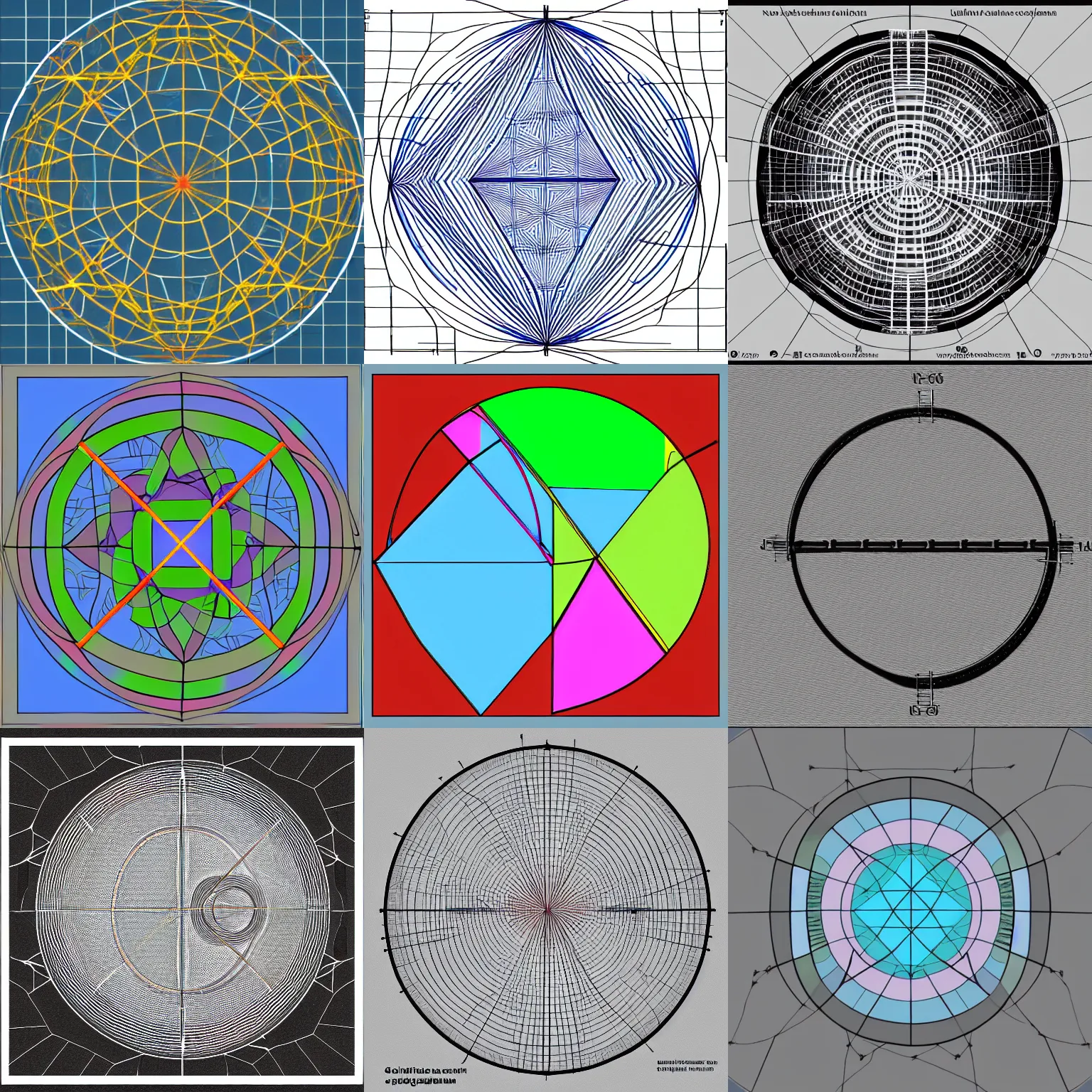 Prompt: non euclidean geometry