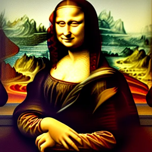 Prompt: the Mona Lisa goes on strike for abortion rights