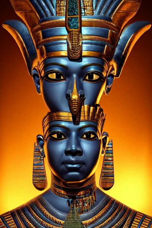 Image similar to egypt god osiris, god of the underworld, highly detailed, d & d, fantasy, highly detailed, digital painting, trending on artstation, concept art, sharp focus, illustration, global illumination, ray tracing, realistic shaded, art by artgerm and greg rutkowski and fuji choko and viktoria gavrilenko and hoang lap, sunny