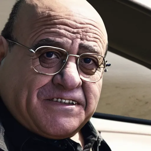 Prompt: danny devito in breaking bad , 8k resolution, full HD, cinematic lighting, award winning, anatomically correct