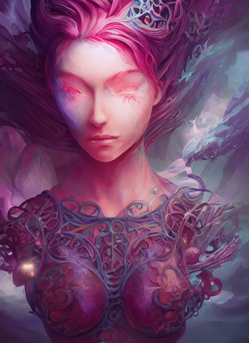 Image similar to dreamscape, female, ross tran, vivid colors, anatomical, highly detailed sculpture, intricate detailed, ommatidia, 8 k, cinematic atmosphere, post - processing