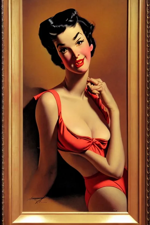 Image similar to laurence fishburn by gil elvgren and norman rockwell and rob gonsalves and hajime sorayama, hyperrealistic, high detail, ultra detailed, highly detailed face, ruffled fabric