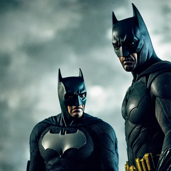 Image similar to film still of Idris Elba as Batman in new DC film, photorealistic 4k