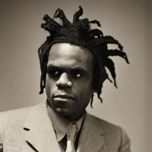 Prompt: a album of chief keef from the 1940s