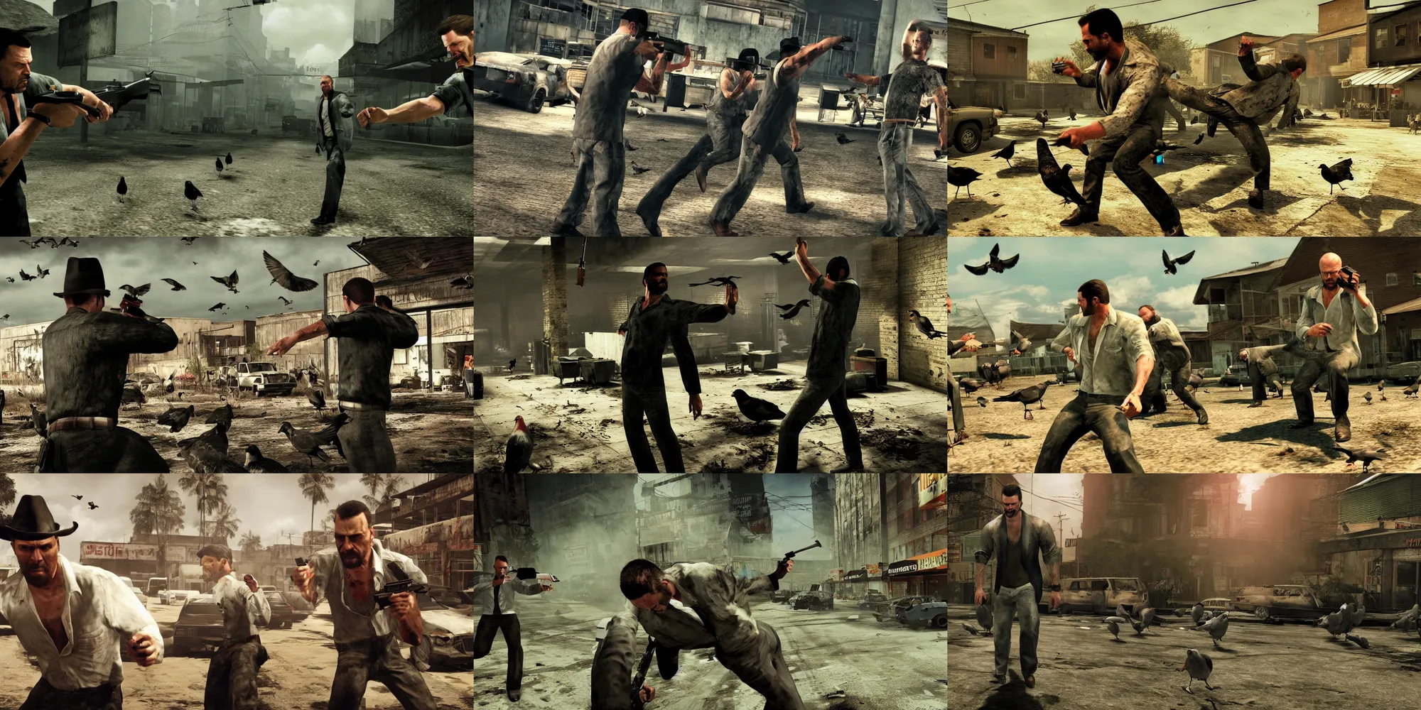 Max Payne 4: The Flight of Max Payne, features Max, Stable Diffusion