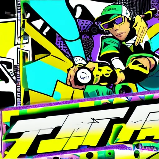 Image similar to jet set radio