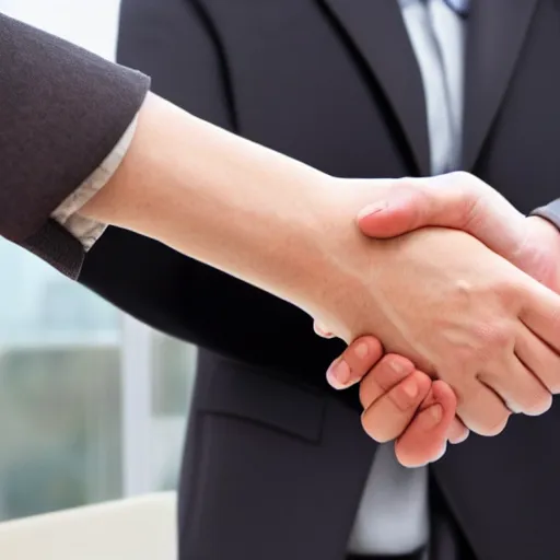 Image similar to Corporate business handshake between business partners