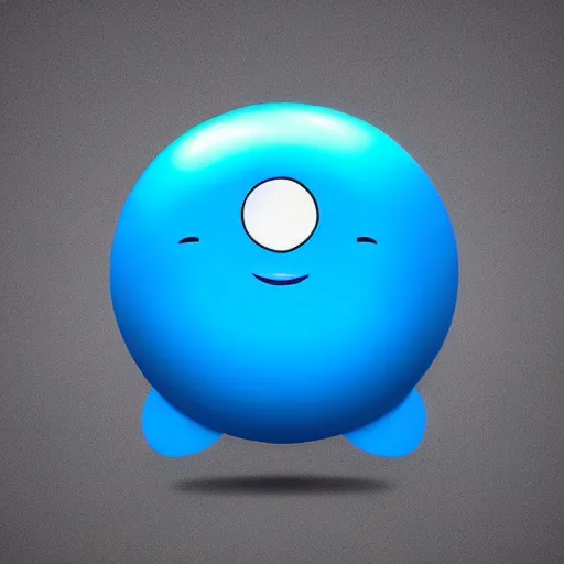 Image similar to the most cutest adorable happy picture of a blue ball face, key hole on blue ball, locklegion, lock for face, keyhole faceial movement, chibi style, wooperlock, wooper lock, black keyhole face, adorably cute, enhanched, deviant adoptable, digital art Emoji collection