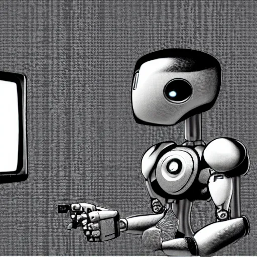 Image similar to a robot looking at itself on the mirror, low-angle, photorealistic, !!award-winning!!