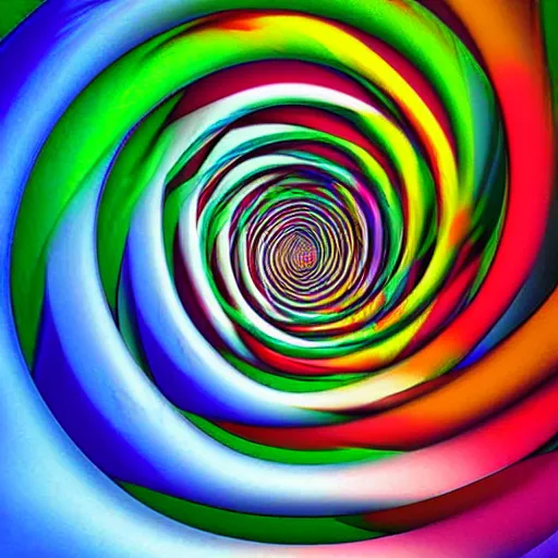 Image similar to colorful, digital art, 3 d labyrinth, similar to relativity by m. c. escher