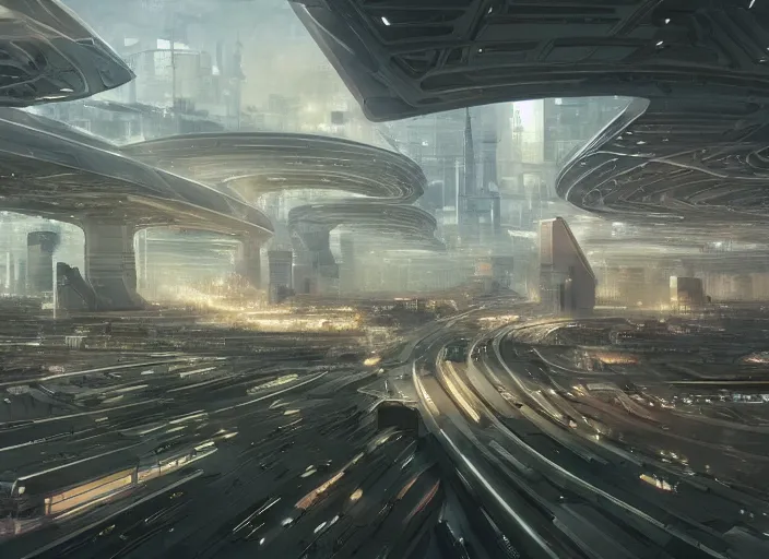 Image similar to THE LINE city, futuristic urbanization, a 170km linear urban development of multiple, hyper-connected communities, automated transportation, with walkable neighborhoods integrated with public parks and the natural landscape, digital art,realistic,detailed,art by greg rutkowski