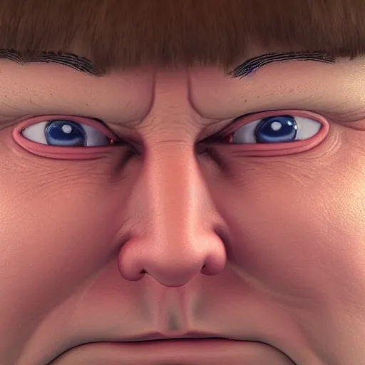 Prompt: eric cartman face from south park cgsociety photorealistic cg model