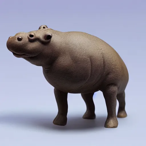 Image similar to a cross between a hippo and an ant