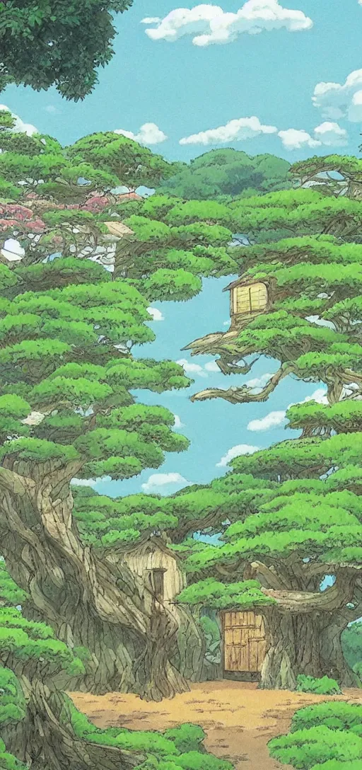 Image similar to country side on the ocean coast by studio ghibli, peaceful, serene, beautiful