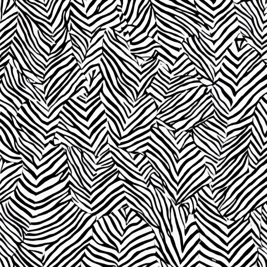 Prompt: trompe l'oeil monochrome patterns