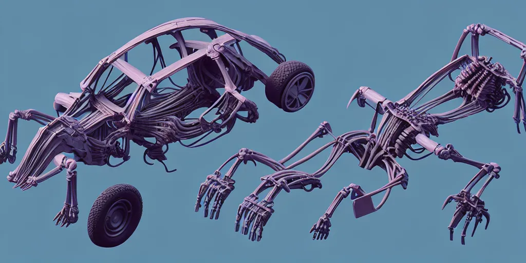 Image similar to hard surface shape form exploration, vehicles, close up, complex geometry, detailed, artstation, 8 k, sci - fi, frame skeleton body, cables, pastel colors, props, panel, concept, simon stalenhag, blueprint, items and gadget, big medium small, blueprint, vintage