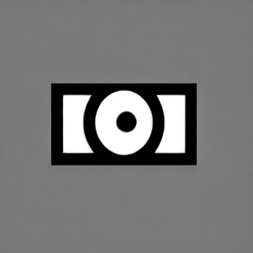 Image similar to eye logo, minimalistic