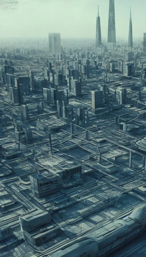 Prompt: futuristic soviet city, unreal engine, 4 k, 8 k, epic, artstatiom, cgsociety, high detail, concept art, sharp focus, illustration