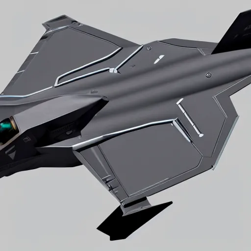 Image similar to a mechanized falcon, gunmetal grey, very symmetrical, orthographic view, top down view, bottom view, side view, blueprints, mecha, lockheed martin f - 3 5 lightning ii, fighter jet, cybernetic, robotic, highly detailed, artstation, autodesk maya, super realistic, unreal engine