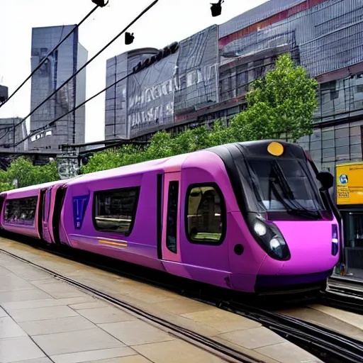 Image similar to tgv on the manchester tram network.