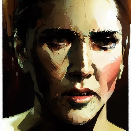 Image similar to portrait of Nicolas Cage as a woman, dramatic lighting, illustration by Greg rutkowski, yoji shinkawa, 4k, digital art, concept art, trending on artstation