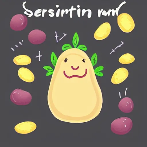 Kawaii Potato Cute Sticker - Kawaii potato Cute So cute - Discover & Share  GIFs