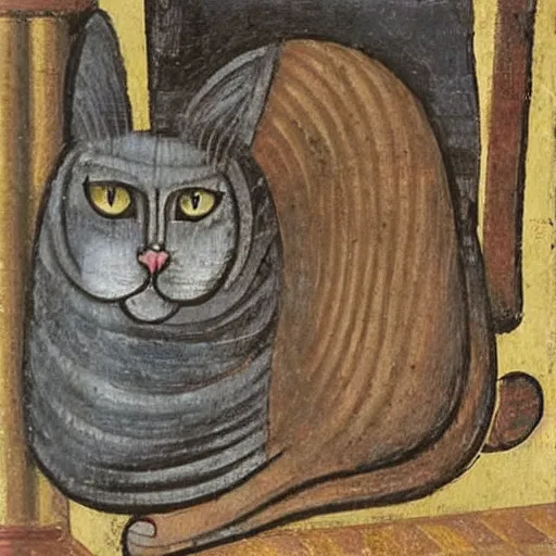 Prompt: cat by duccio di buoninsegna