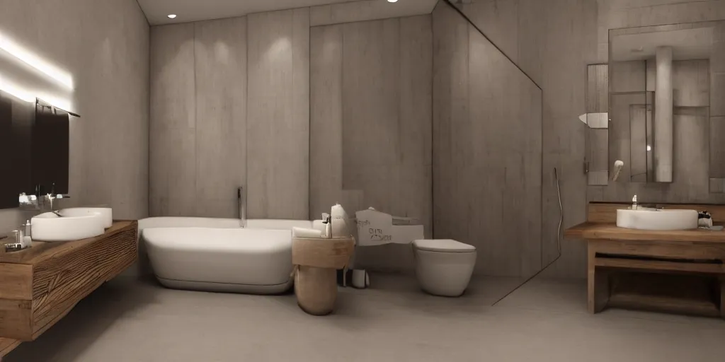 Image similar to modern bathroom but everything is furry, sharp focus, hyper realistic, realistic, hdr, hd, unreal engine, 4 k