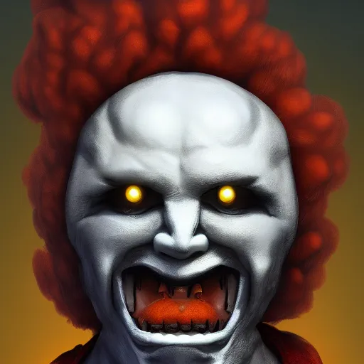 Prompt: cloud homogeneous to a human face, grinning sinisterly, pareidolia art style, trending on artstation, 4 k quality