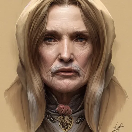 Image similar to ultra realistic illustration, bella thorne as old man, intricate, elegant, highly detailed, digital painting, artstation, concept art, smooth, sharp focus, illustration, art by artgerm and greg rutkowski and alphonse mucha