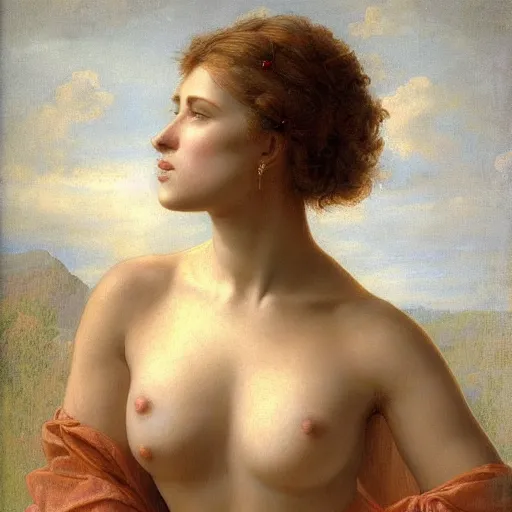 Prompt: portrait of face spandex, by Guillaume Seignac