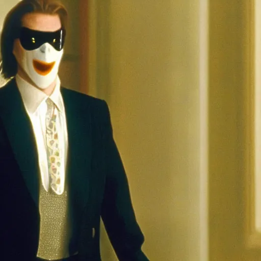 Image similar to Eyes wide shut cinematic still, Jim Carey