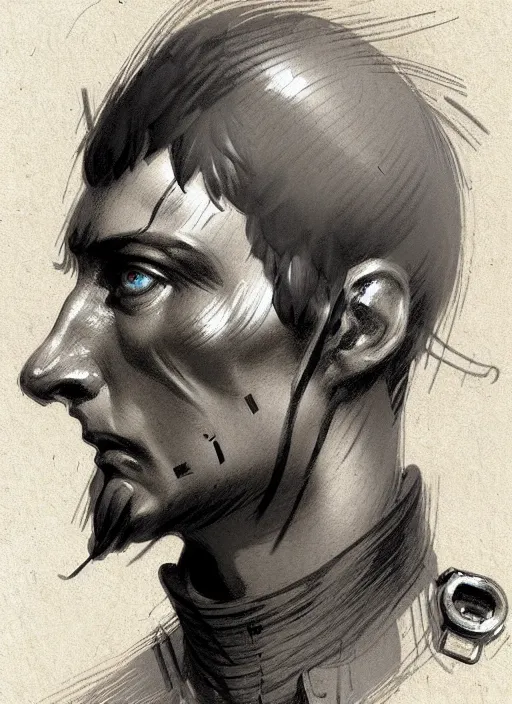 Image similar to 1 8 5 5 injured british crimean war soldier, character face study, multiple angles, directions and moods. faces only, concept art finely detailed perfect art, painted by greg rutkowski makoto shinkai takashi takeuchi studio ghibli, pinterest, cevagraf comics