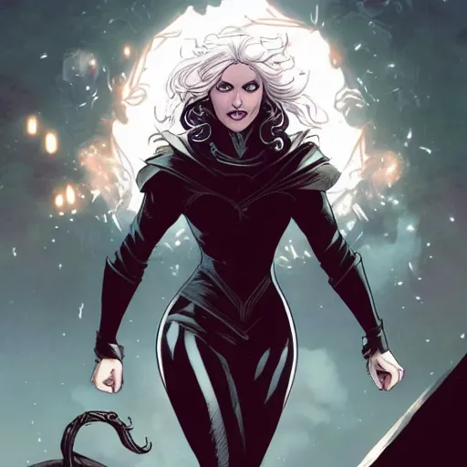 Image similar to yennefer in marvel comics