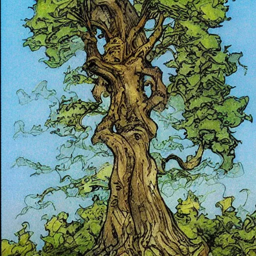 Prompt: tree by Rebecca Guay