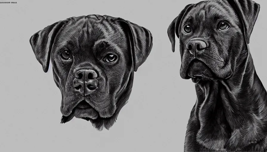 Prompt: Labrador who is a boxer, hyperdetailed, artstation, cgsociety, 8k