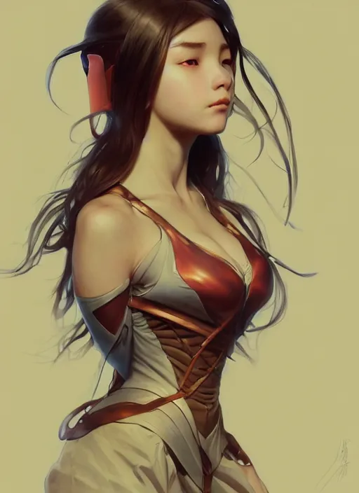 Image similar to intense fan art concept art by artgerm, tooth wu, bierstadt, gurney, stalenhag and alphonse mucha. an innocent teen beauty lost to the night, contour light effect!! 8 k, stage light. octane render. smooth. sharp edge. ultra clear detailed, symmetric!! full body front pose!!