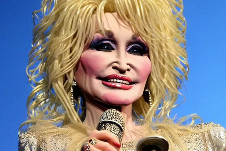 Image similar to biblically accurate Dolly Parton