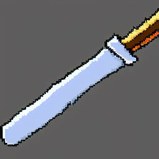 Pixel game sword