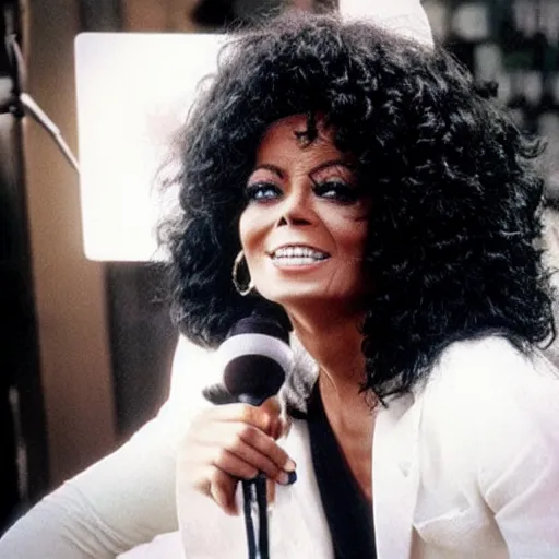 Prompt: diana ross mixed with michael jackson
