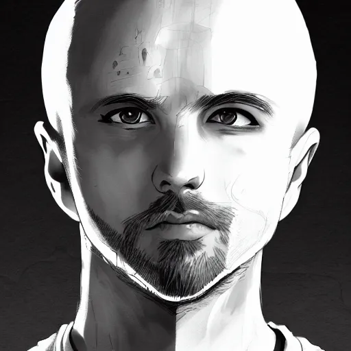 Image similar to portrait of a city boy jesse pinkman, anime fantasy illustration by tomoyuki yamasaki, kyoto studio, madhouse, ufotable, comixwave films, trending on artstation