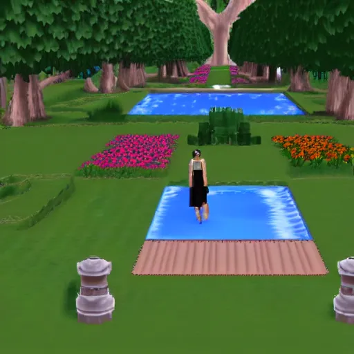 Image similar to valentino resort ss 2 0 1 6 in a psx rpg style, fashion gameplay screenshot