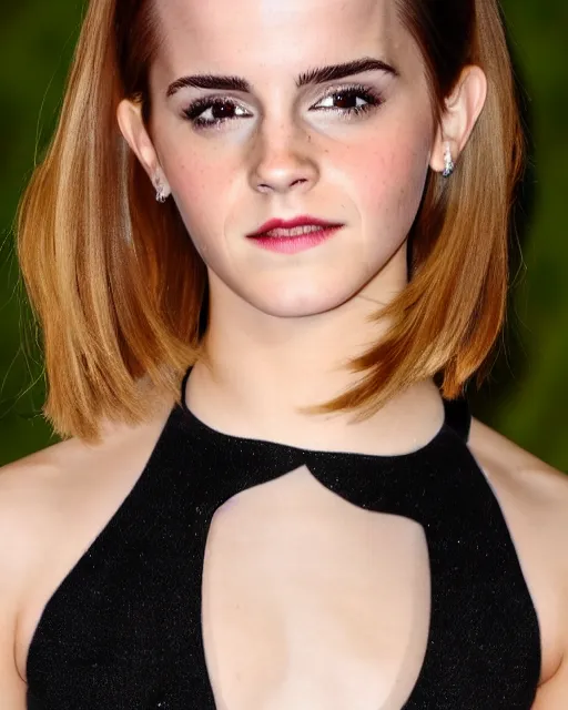 Image similar to bald emma watson