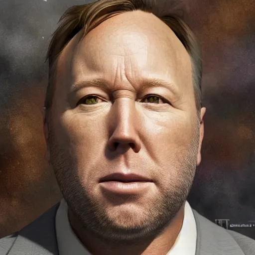 Prompt: hyperrealistic mixed media image of info wars alex jones in a wheelchair, stunning 3 d render inspired art by xiang duan and thomas eakes and greg rutkowski, perfect facial symmetry, hyper realistic texture, realistic, highly detailed attributes and atmosphere, dim volumetric cinematic lighting, 8 k octane detailed render, post - processing, masterpiece,