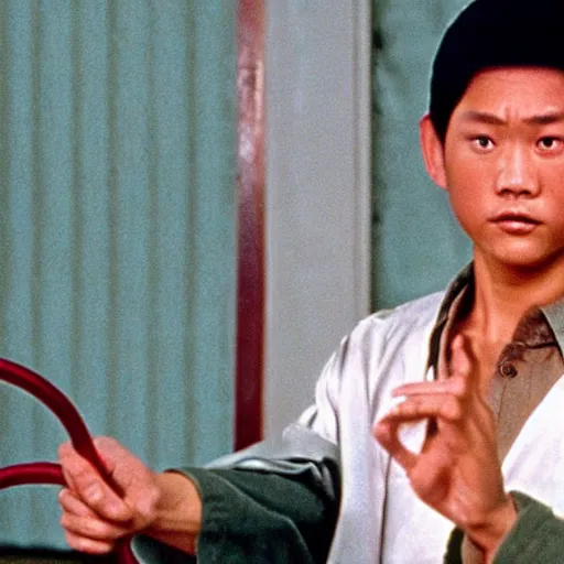 Prompt: mr. miyagi from the movie karate kid