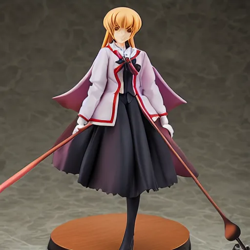 Image similar to beatrice from umineko no naku koro ni, actionfigure, product shoot, studio lighting