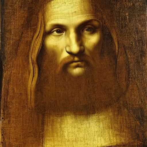 Image similar to Portrait of xQc by Leonardo Da Vinci , oil painting