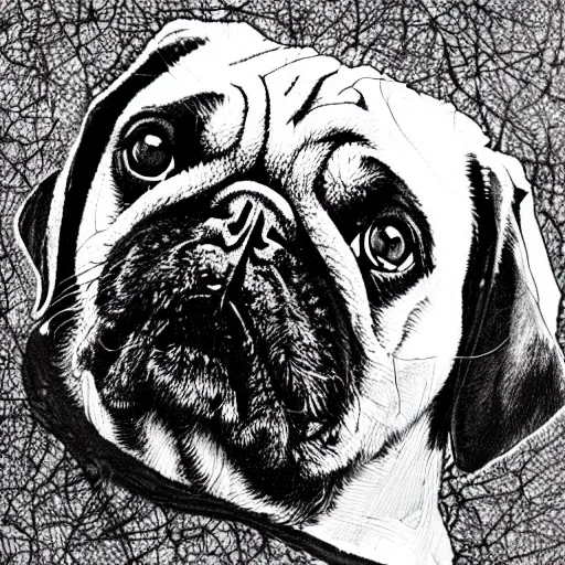 Image similar to pug by Ed Fairburn